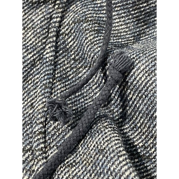 Jack By BB Dakota Coat Size Small Snap Front Long Sleeve Hooded Jacket Blue Cozy - Picture 6 of 7